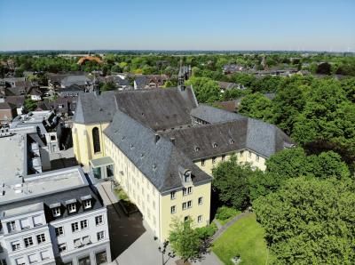 Das Kulturforum Franziskanerkloster aus der Vogelperspektive.