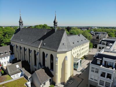 Franziskanerkloster Drohnenaufnahme des Franziskanerklosters
