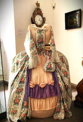 Kleid aus dem Museum © Kulturamt, Stadt Kempen Rokokokleid