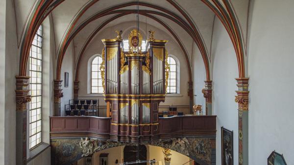 König Orgel in der Paterskirche im Kulturforum Franziskanerkloster Kempen, © Feenstaub Entertainment, Essen König Orgel in der Paterskirche im Kulturforum Franziskanerkloster Kempen, © Feenstaub Entertainment, Essen