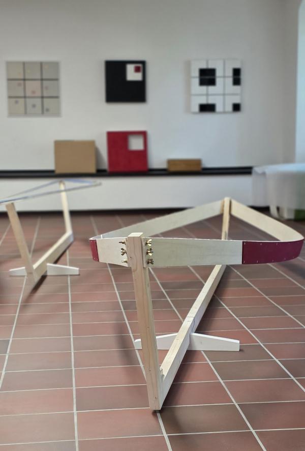 Ausstellungsvorbereitungen Kempener Künstler, © Bettina Klapheck, Kulturamt Kempen