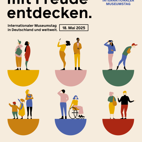 Plakatmotiv Internationaler Museumstag 2025, © www.museumsbund.de