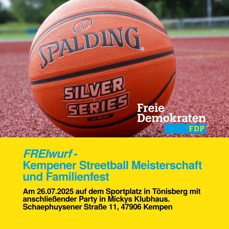 Event Image: FREIwurf - Kempener Streetball Meisterschaft und Familienfest 